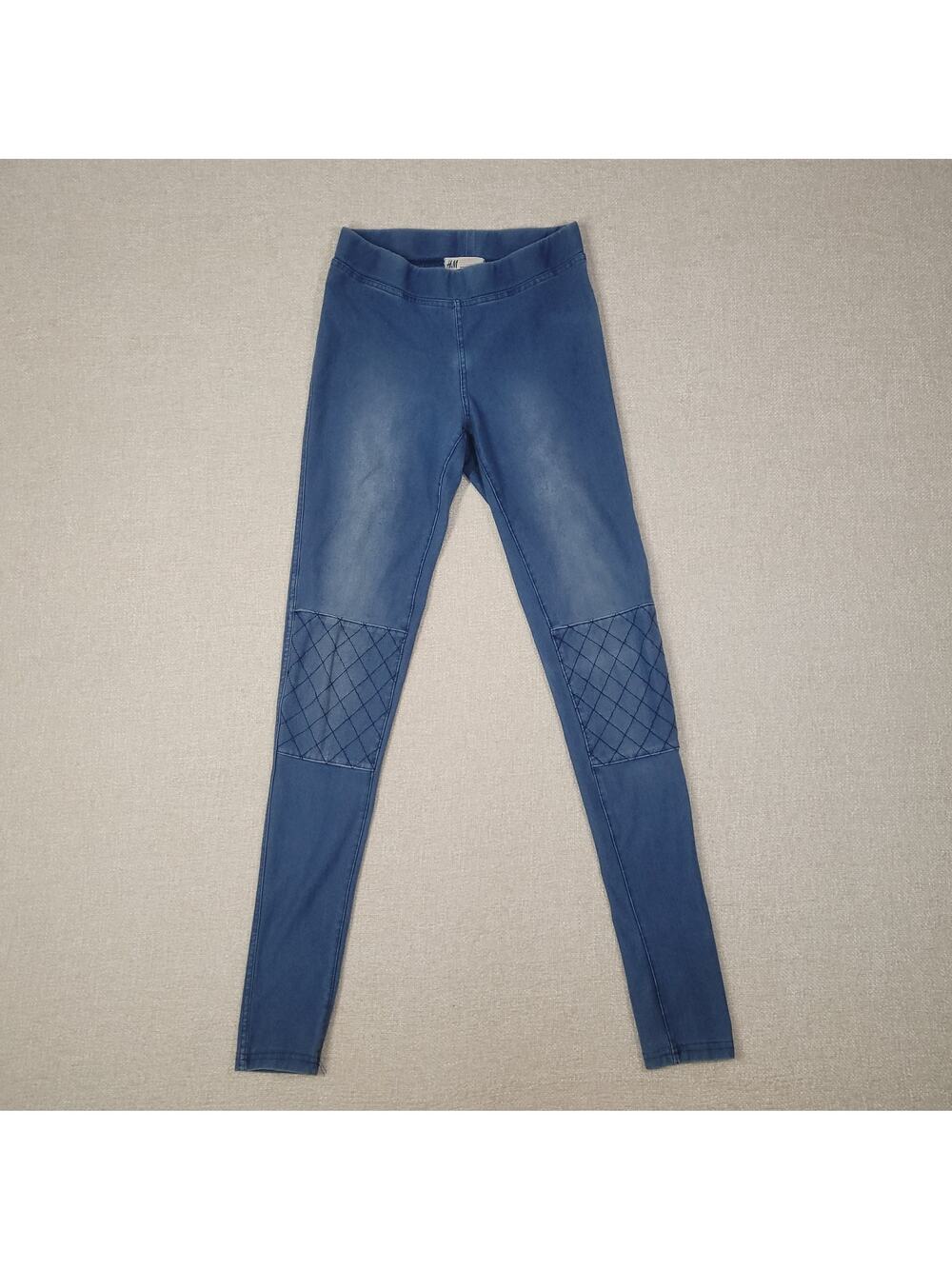 H&M Jeans Women 14Y Blue High Rise Curvy Jeggings Skinny Essential